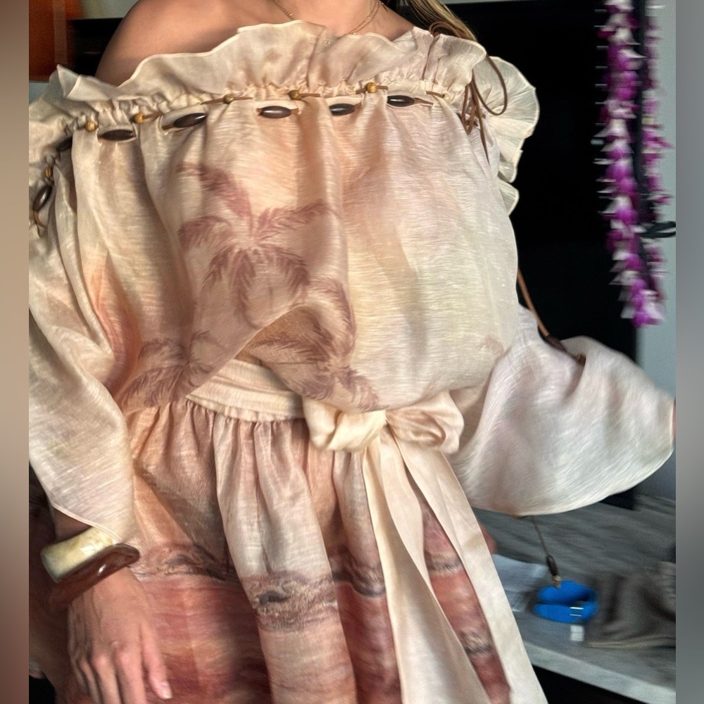 Zimmermann dress linen size 1. - Picture 3 of 8
